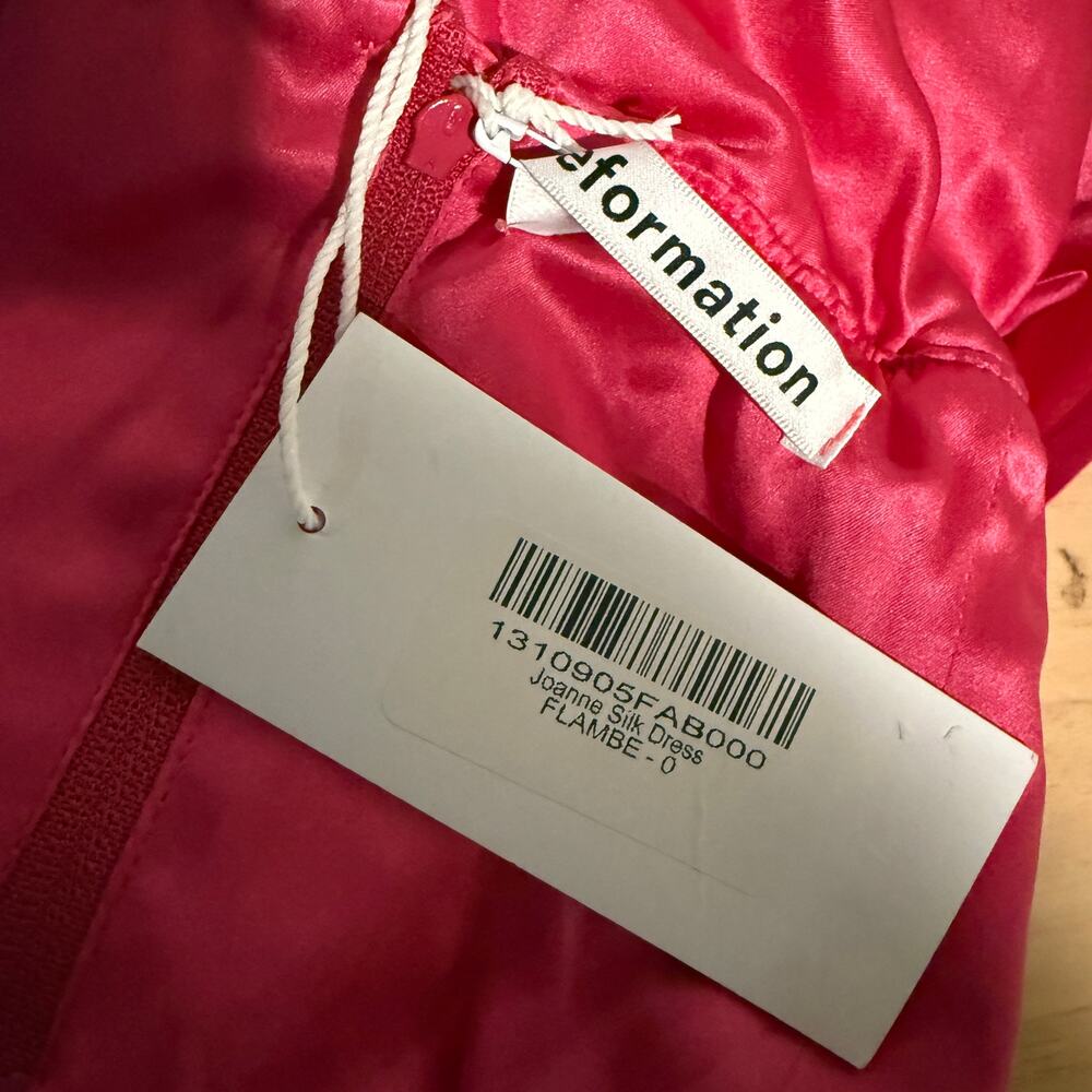New Reformation Joana Silk Dress - Picture 5 of 5